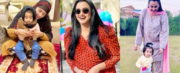 Kiran Tabeir Latest Beautiful Clicks With Daughter