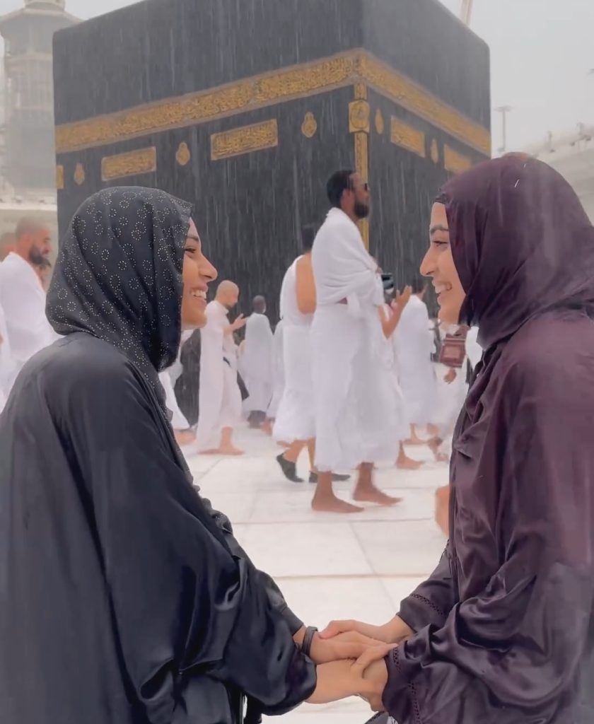 Actress Laiba Khan Shares Rain Video From Khana Kaaba