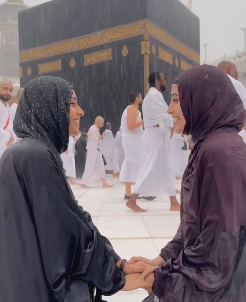 Actress Laiba Khan Shares Rain Video From Khana Kaaba