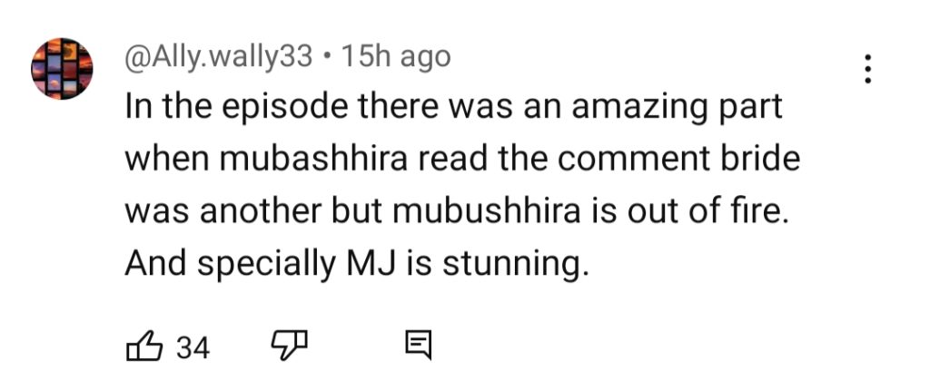 Mein Episode 21- Mubashira Jaffar Wins The Audience