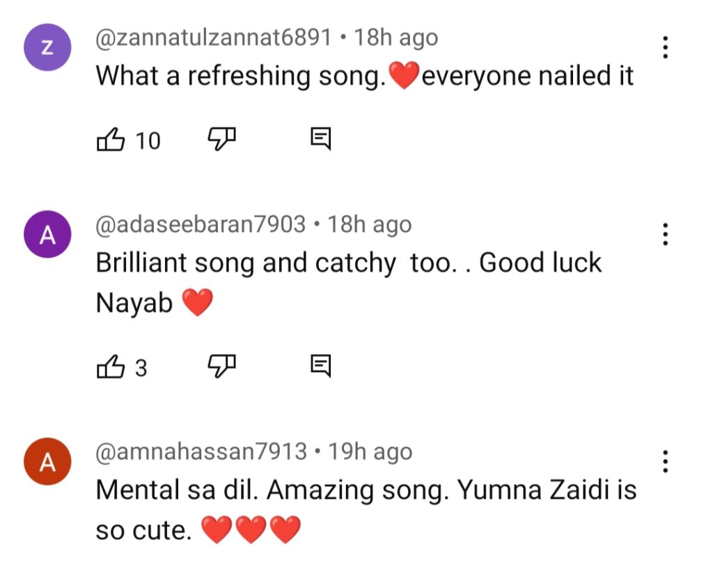 Public Loves Yumna Zaidi's Upbeat Song Mental Sa Dil