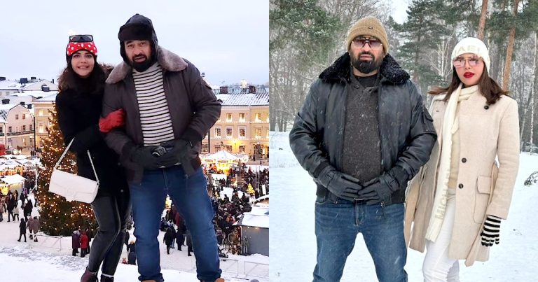 Nida Yasir And Yasir Nawaz Chilly Vacation Pictures From Finland