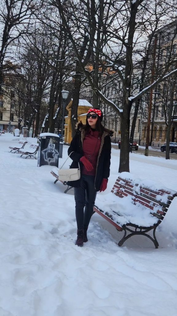 Nida Yasir And Yasir Nawaz Chilly Vacation Pictures From Finland
