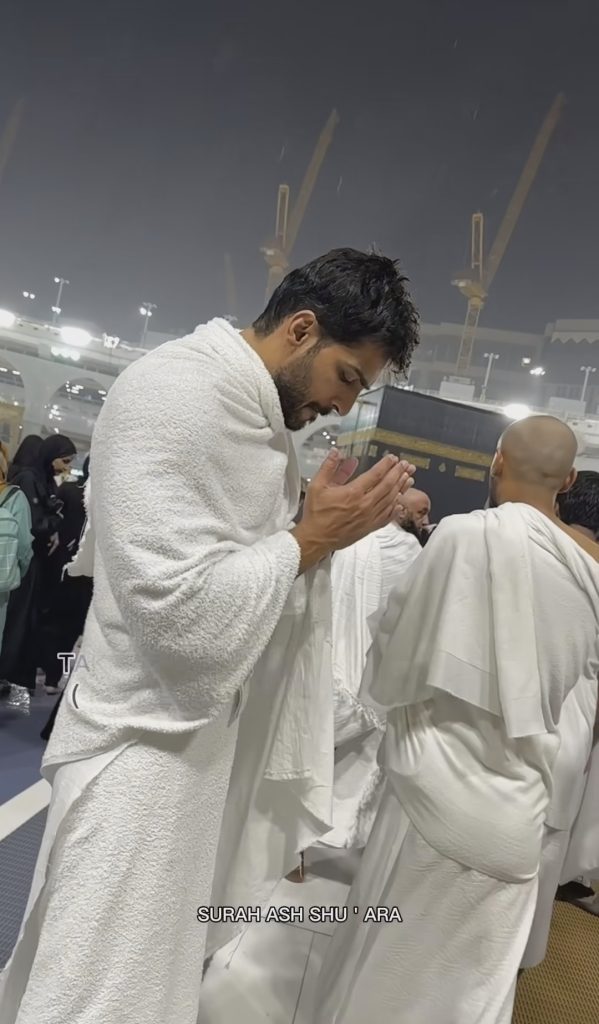 Omer Shahzad Umrah Pictures & Instagram Reel