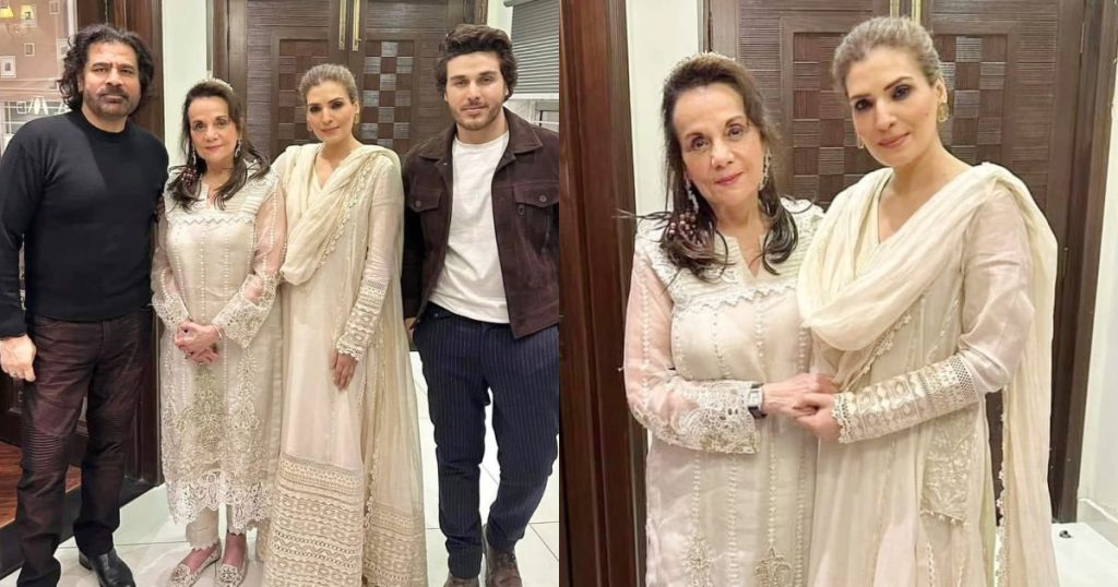 Resham And Ahsan Khan Dinner With Bollywood Actress Mumtaaz