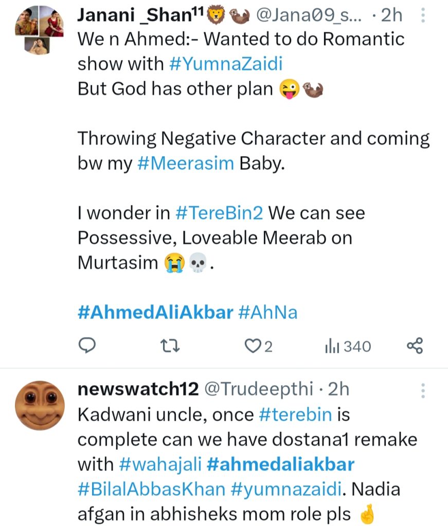 Fans React To Ahmed Ali Akbar As Villain In Tere Bin 2