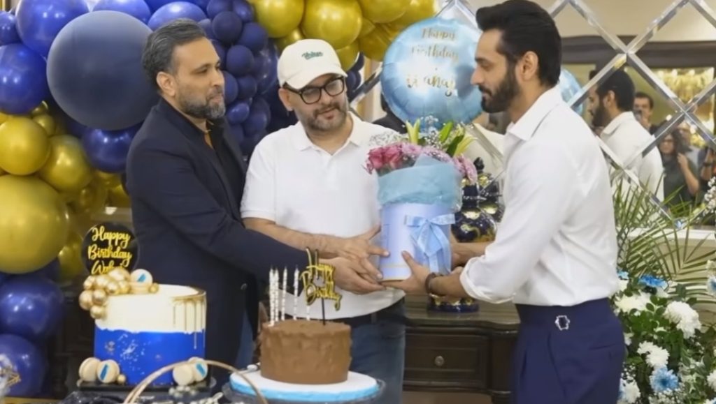 Wahaj Ali Celebrates His Birthday With Tere Bin Producers