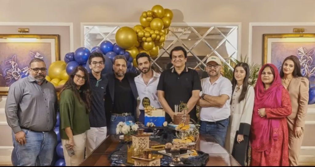 Wahaj Ali Celebrates His Birthday With Tere Bin Producers