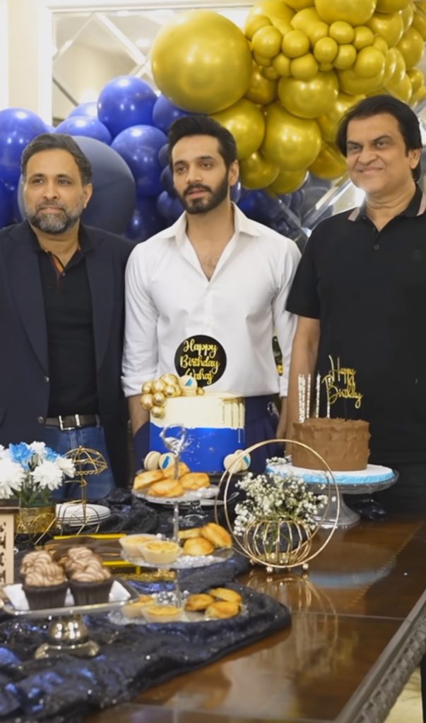 Wahaj Ali Celebrates His Birthday With Tere Bin Producers