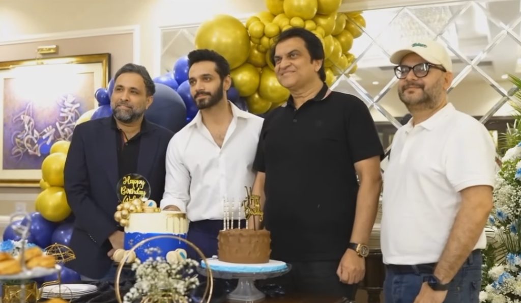 Wahaj Ali Celebrates His Birthday With Tere Bin Producers