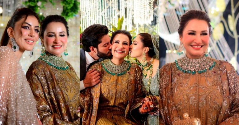 Saba Faisal’s HD Clicks With Daughter From Arsalan Faisal’s Walima