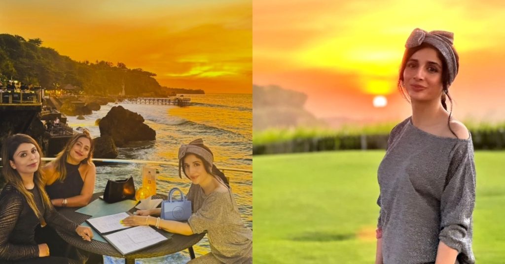 Mawra Hocane Captures The Beautiful Sunset Of Bali, Indonesia