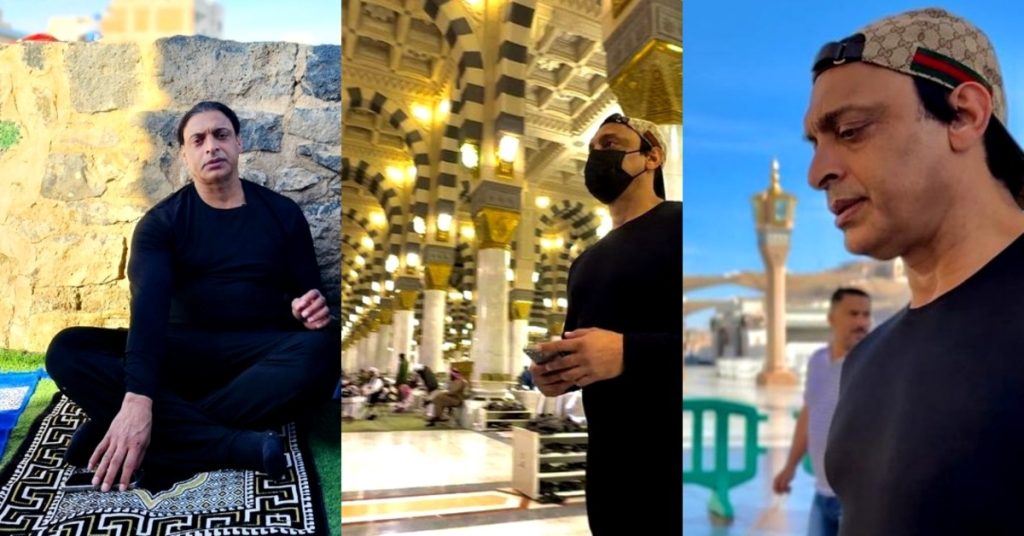 Shoaib Akhtar's Pictures & Instagram Reel From Madina