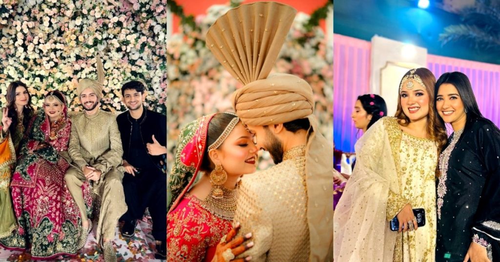 Social Media Celebrities Spotted At Hafsa Khan's Wedding