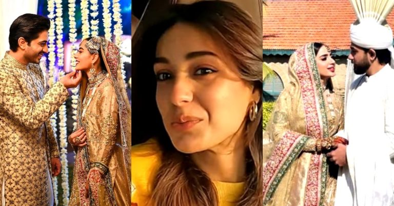 Iqra Aziz Talks About Saboor Aly Wedding Dress Controversy