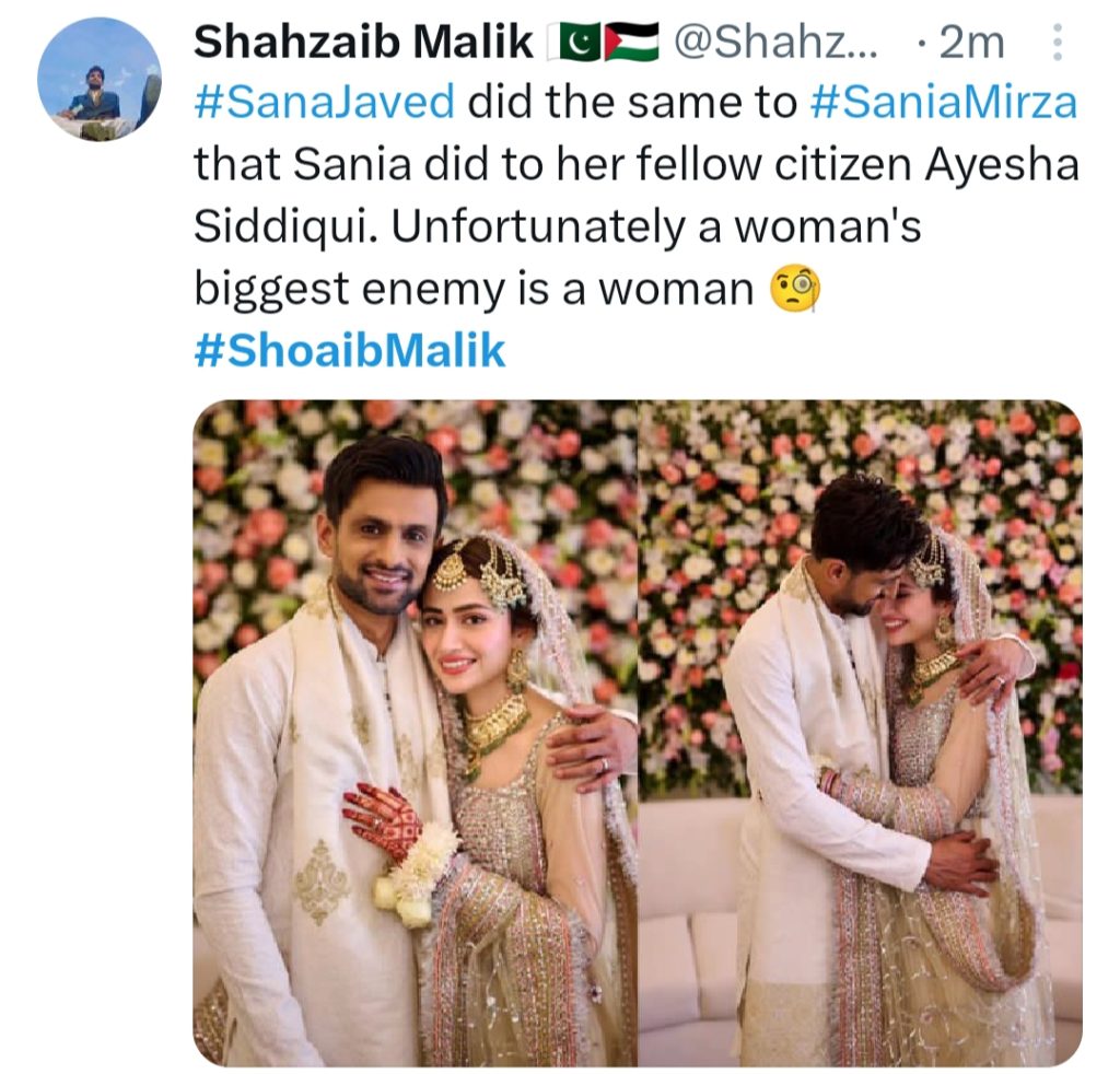 Internet Digs Sana Javed-Shoaib Malik Relationship Beginnings