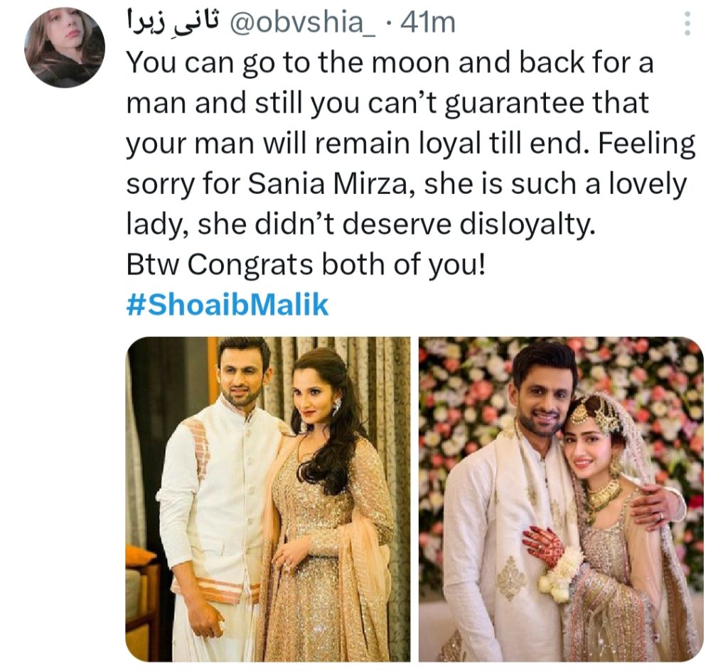 Internet Digs Sana Javed-Shoaib Malik Relationship Beginnings