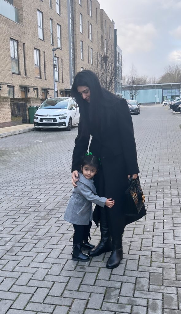 Sarah Khan New Family Clicks From UK