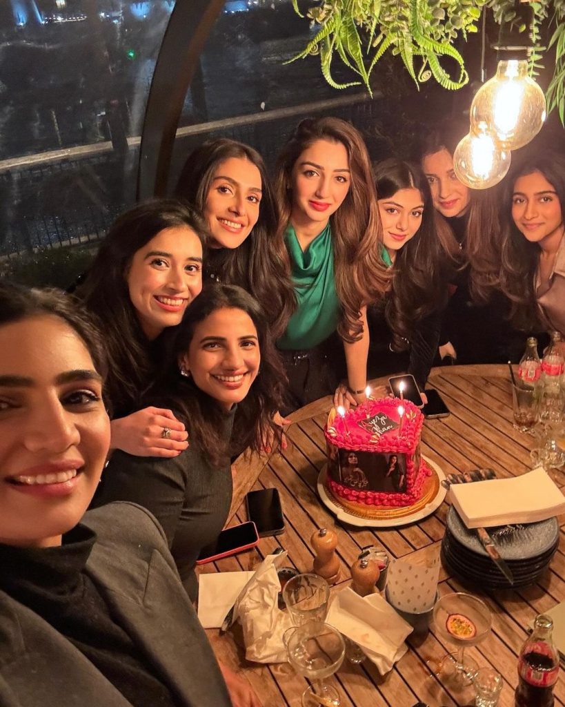 Ayeza Khan Celebrates Her Birthday With Friends In London