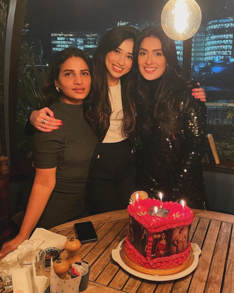 Ayeza Khan Celebrates Her Birthday With Friends In London