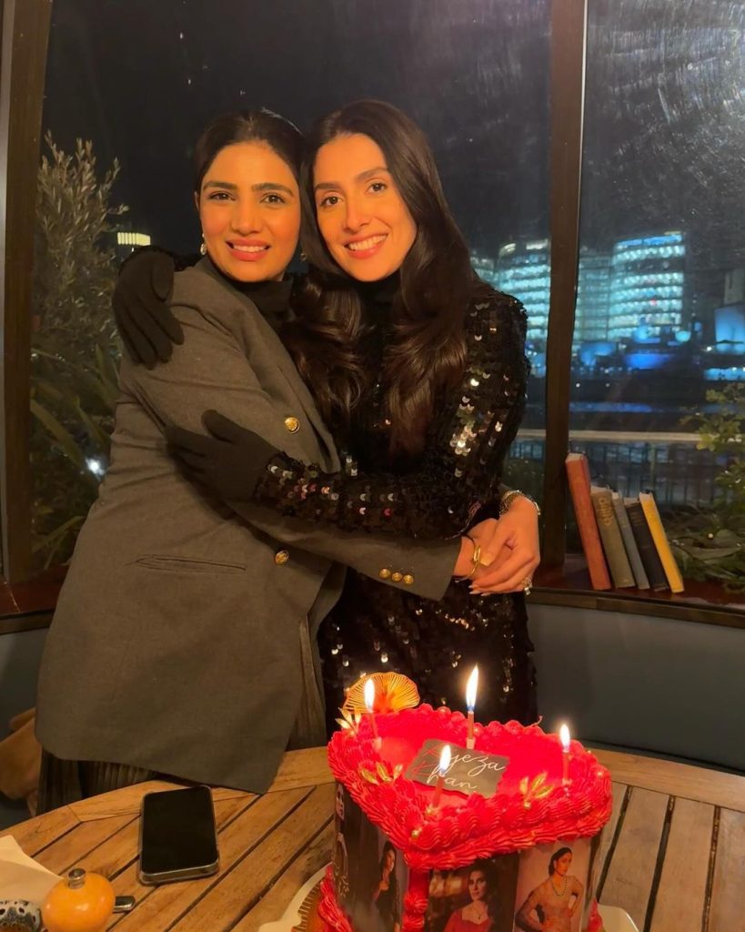 Ayeza Khan Celebrates Her Birthday With Friends In London