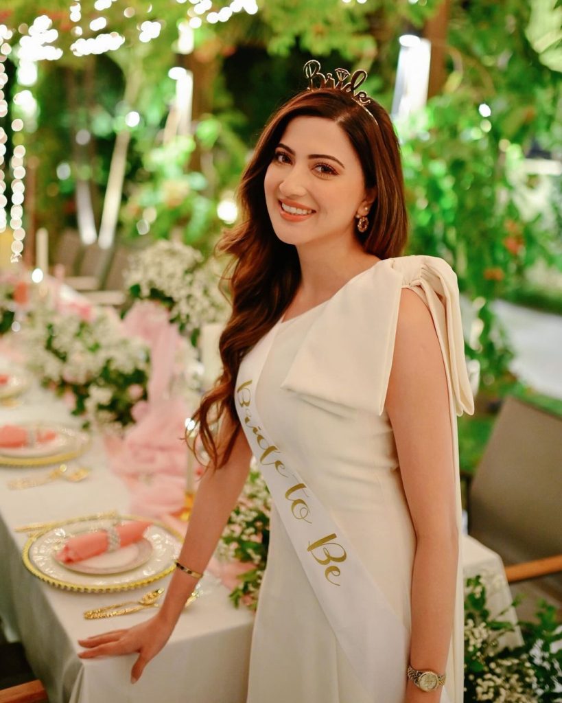 Aymen Saleem Shares Her Bridal Shower Pictures