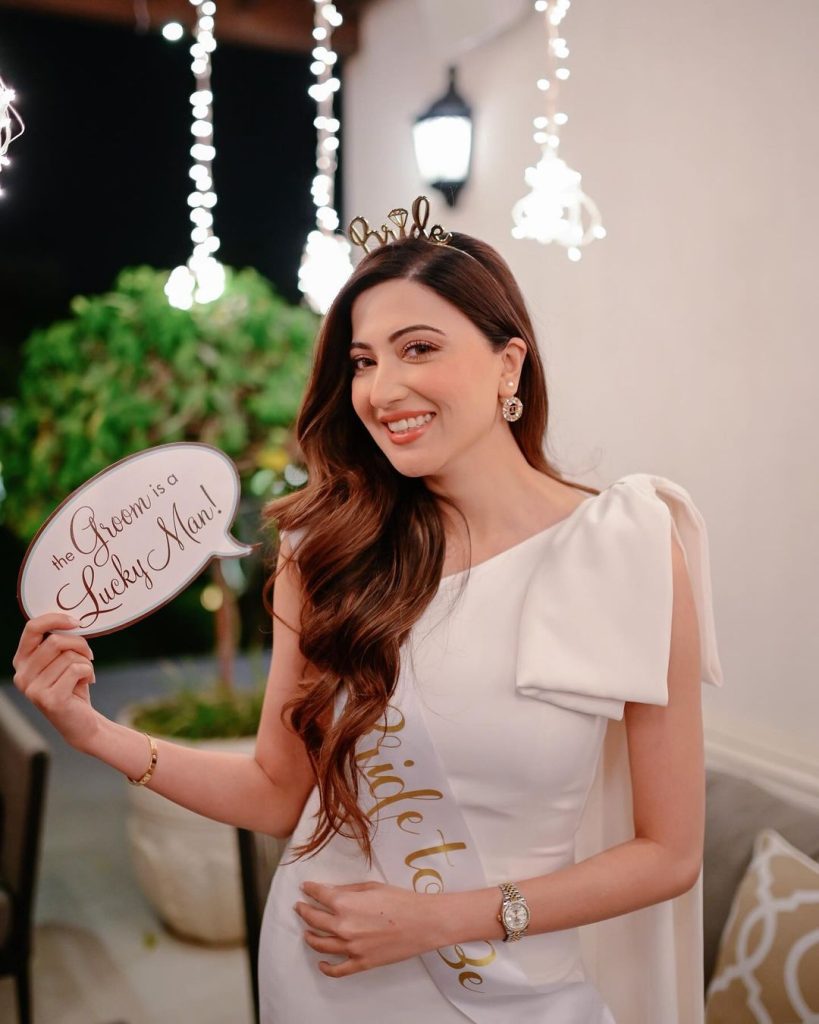 Aymen Saleem Shares Her Bridal Shower Pictures