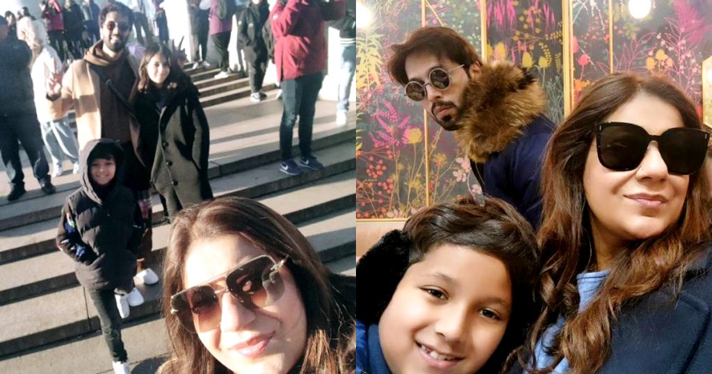 Fahad Mustafa Vacations With Family In London