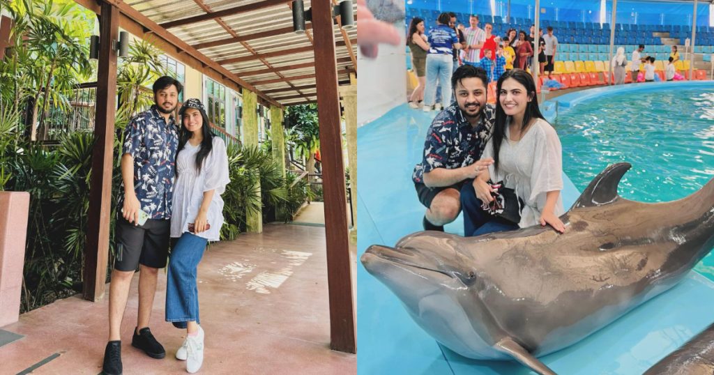 Iqra Kanwal And Areeb Pervaiz Honeymoon In Phuket