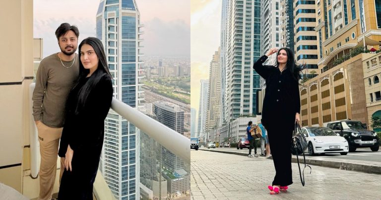 Iqra Kanwal And Areeb Pervaiz Honeymooning In Dubai