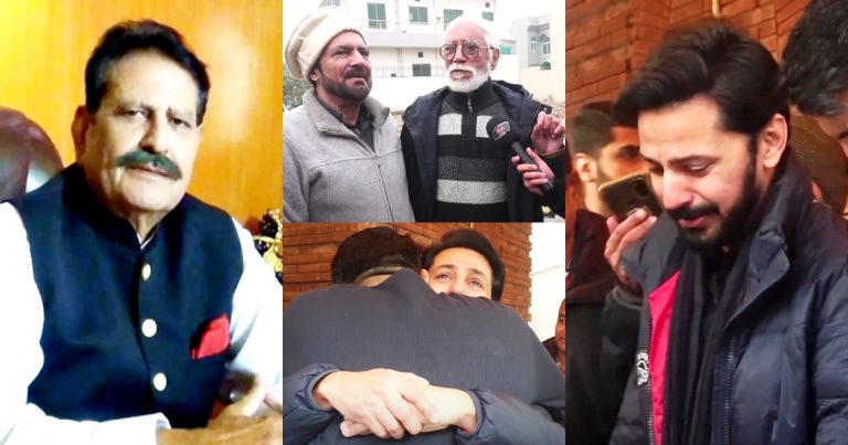 Showbiz Stars Get Emotional As They Attend Khalid Butt’s Janaza