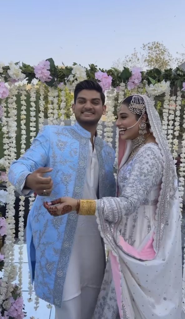 Aiman & Minal's Brother Maaz Khan's Nikah Pictures and Videos