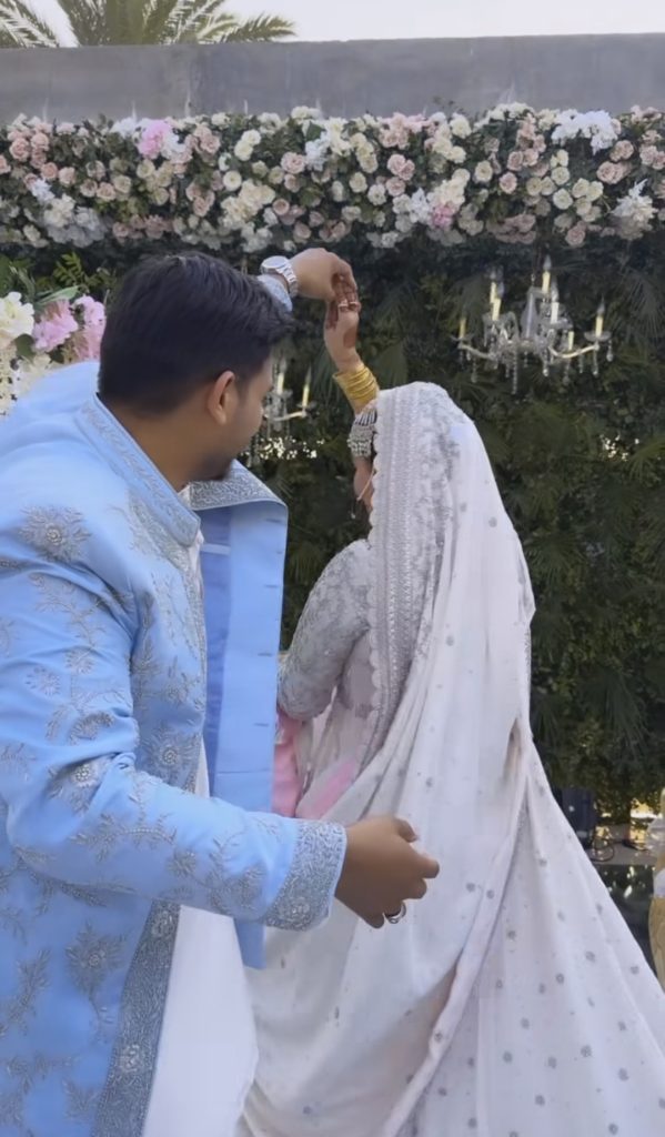 Aiman & Minal's Brother Maaz Khan's Nikah Pictures and Videos