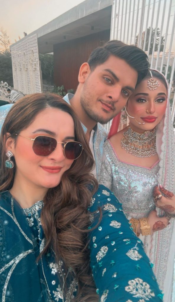 Aiman & Minal's Brother Maaz Khan's Nikah Pictures and Videos