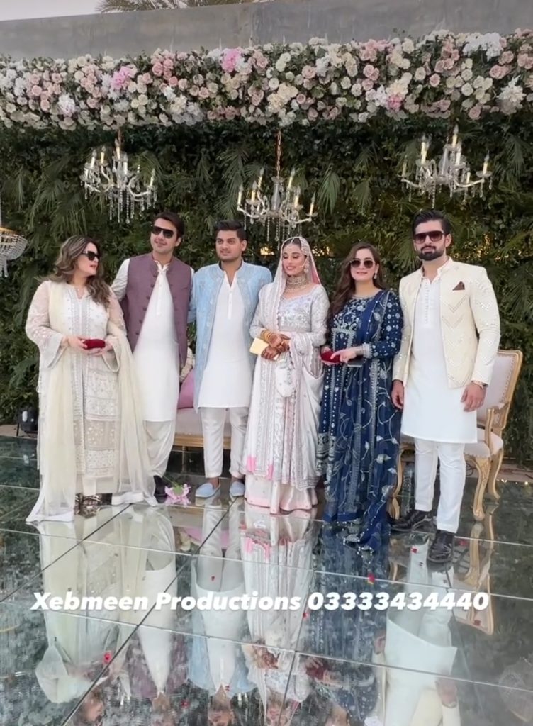 Aiman & Minal's Brother Maaz Khan's Nikah Pictures and Videos