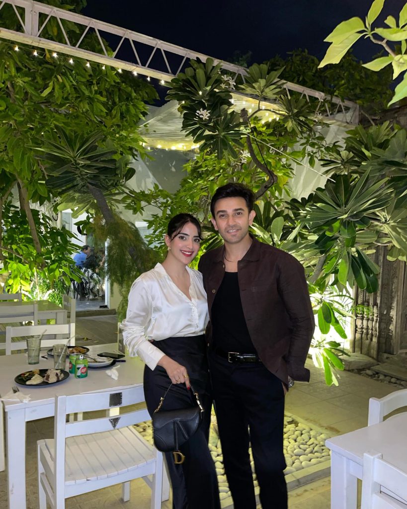 Saboor Aly And Ali Ansari's Wedding Anniversary Dinner