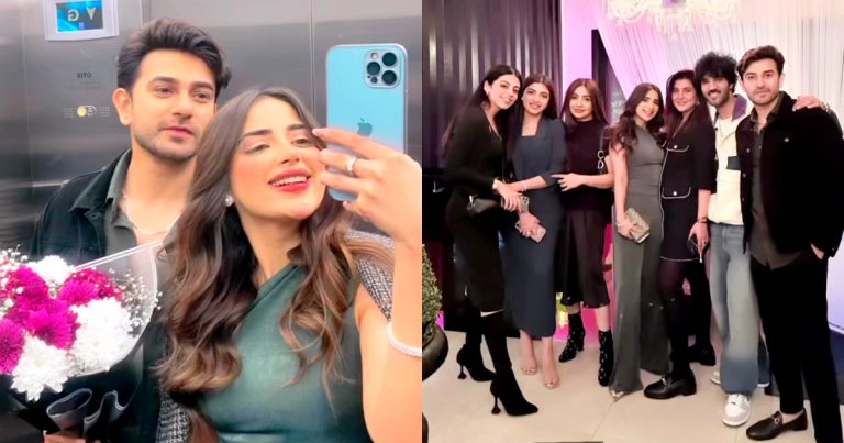 Saboor Aly And Ali Ansari’s Wedding Anniversary Dinner