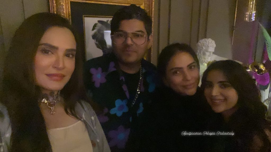 Saboor Aly And Ali Ansari's Wedding Anniversary Dinner