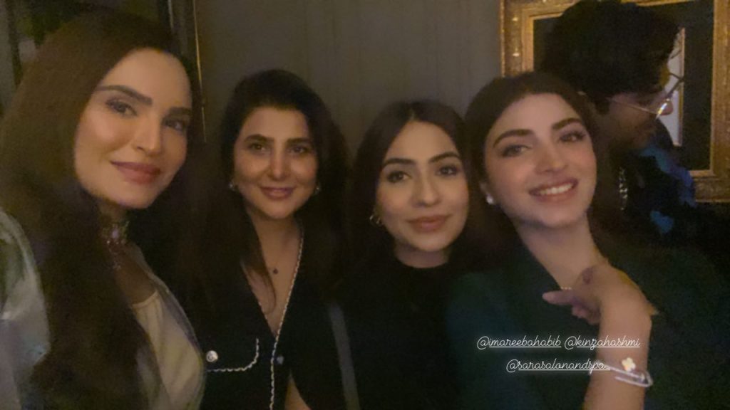 Saboor Aly And Ali Ansari's Wedding Anniversary Dinner