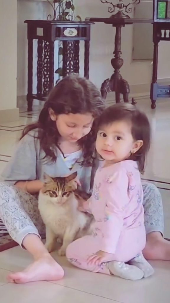 Shahroz Sabzwari Shares Cutest Video Of Daughters Nooreh And Zahra