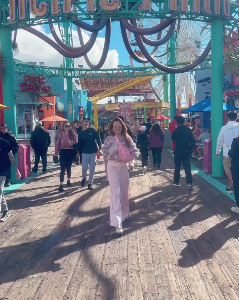 Sumbul Iqbal Shares Clicks From Pacific Park In Santa Monica