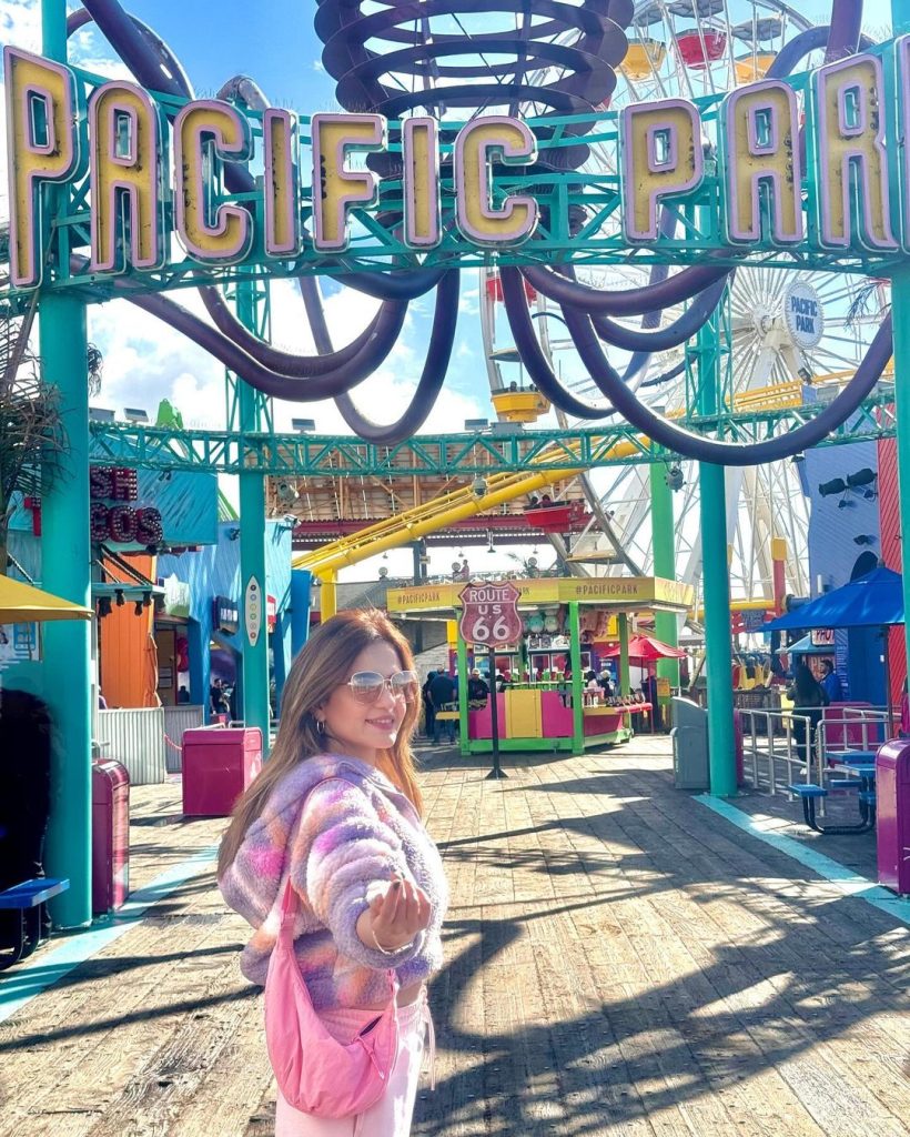 Sumbul Iqbal Shares Clicks From Pacific Park In Santa Monica