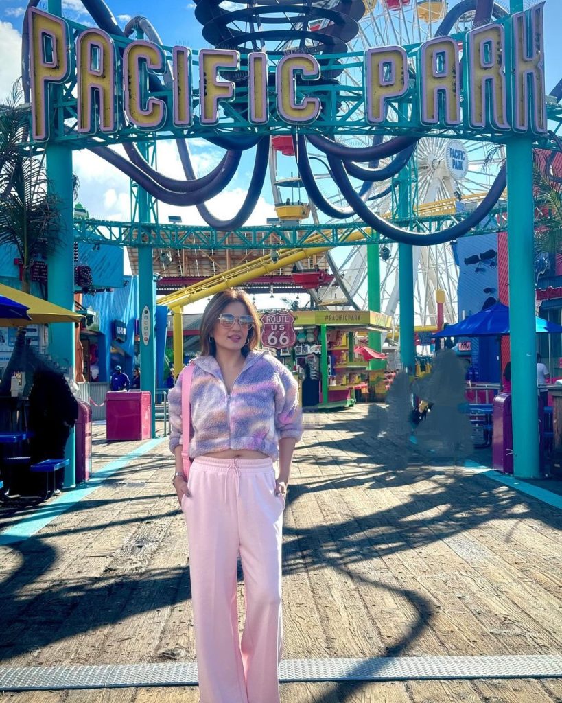 Sumbul Iqbal Shares Clicks From Pacific Park In Santa Monica