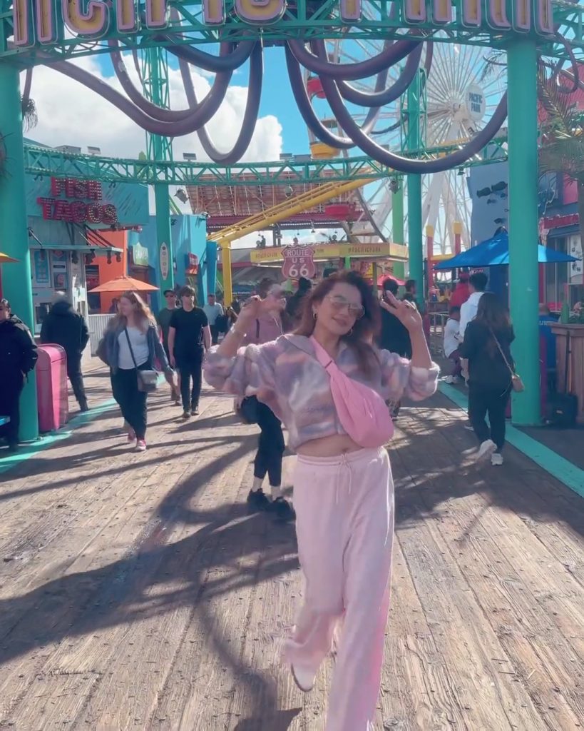 Sumbul Iqbal Shares Clicks From Pacific Park In Santa Monica