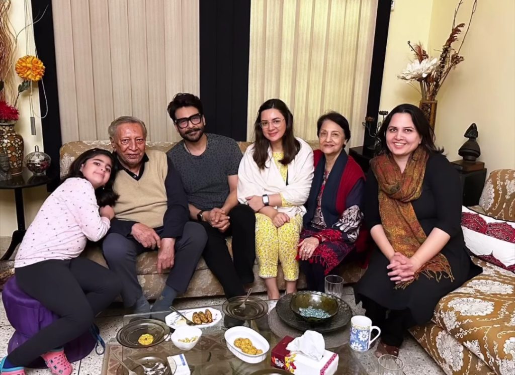 Faysal Quraishi And Wife Meet Talat Hussain After Illness News