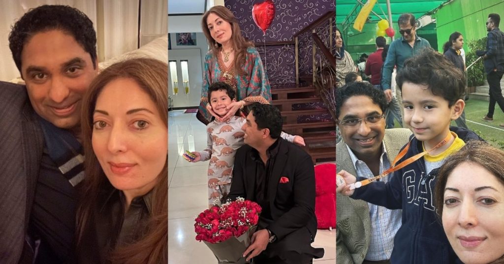 Sharmila Faruqui Adorable Family Clicks