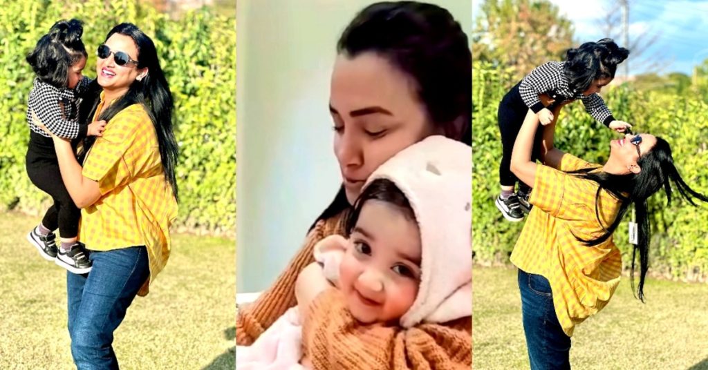 Kiran Tabeir New Adorable Pictures With Little Daughter