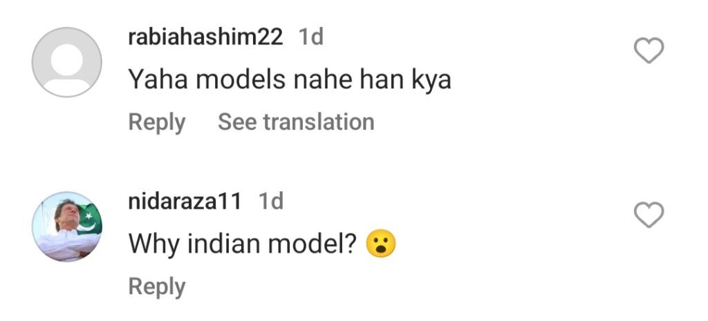 Pakistanis Unhappy With Indian Models In Pakistani Lawn Shoots