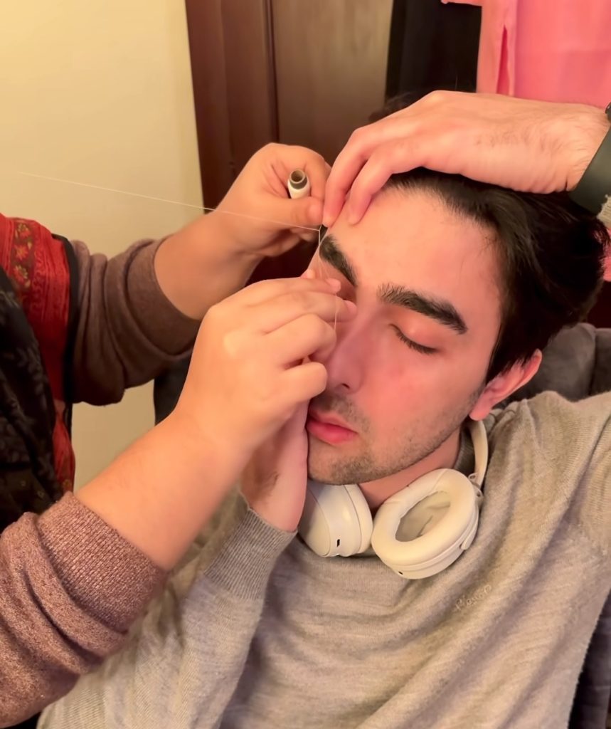 Khaqan Shahnawaz Eyebrow Plucking Video Gets Criticized