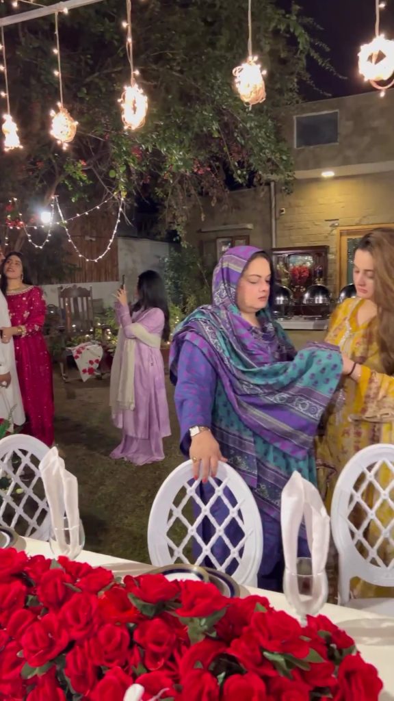 Minal Khan Throws Dinner For Newly Wed Brother And Family